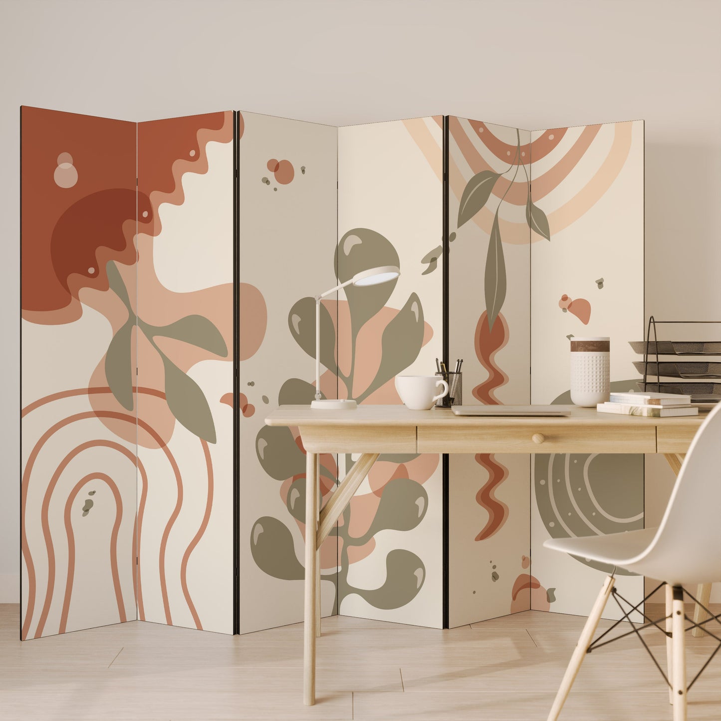 ARTISTRY AURA Dekorativ rumsavdelare med 6 paneler