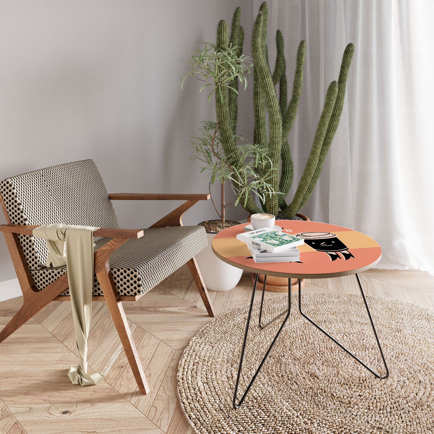 JOYFUL COFFEE Large Coffee Table