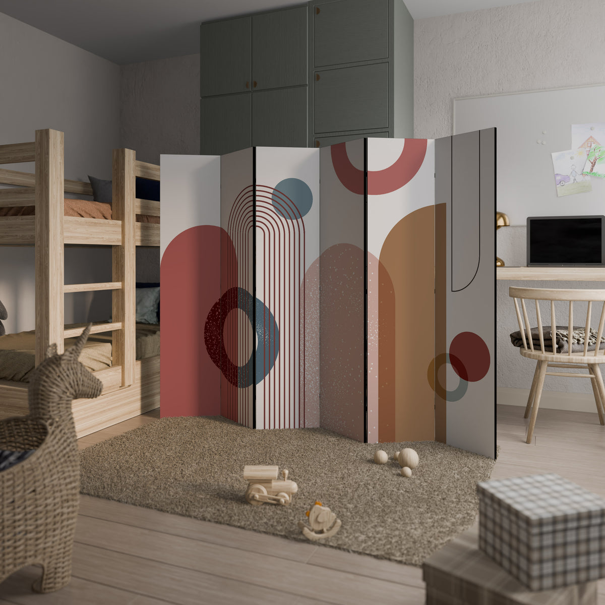 SHAPESCAPE LEAP 6-Panel Room Divider