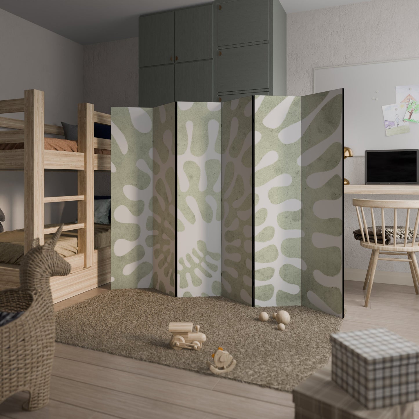 HELIX DANCE Decorative 6-Panel Room Divider