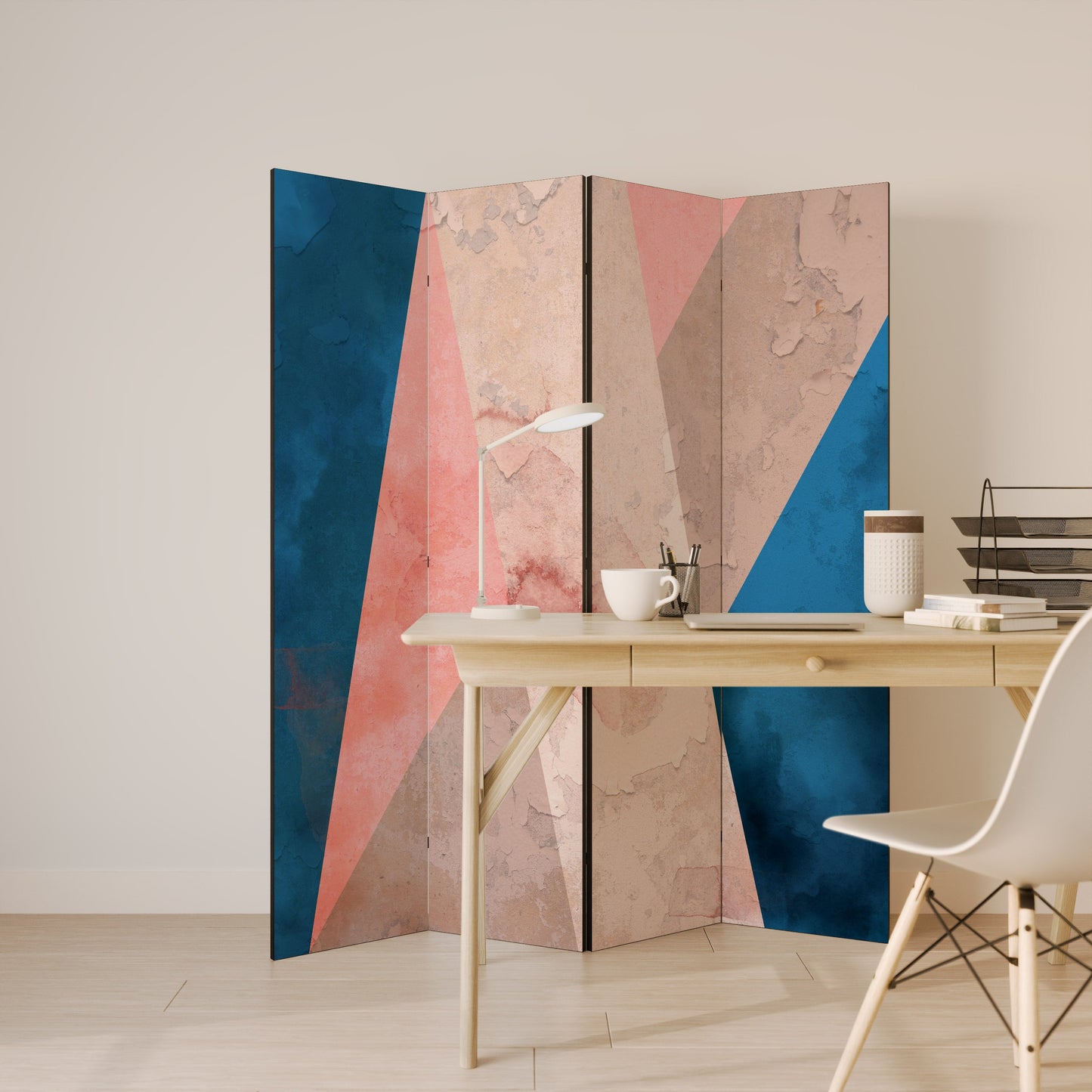 PEONY INTERIOR Decorative 4-Panel Room Divider