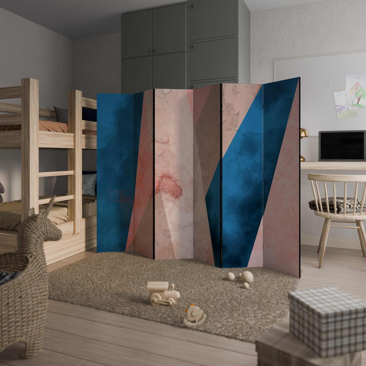 PEONY INTERIOR Decorative 6-Panel Room Divider