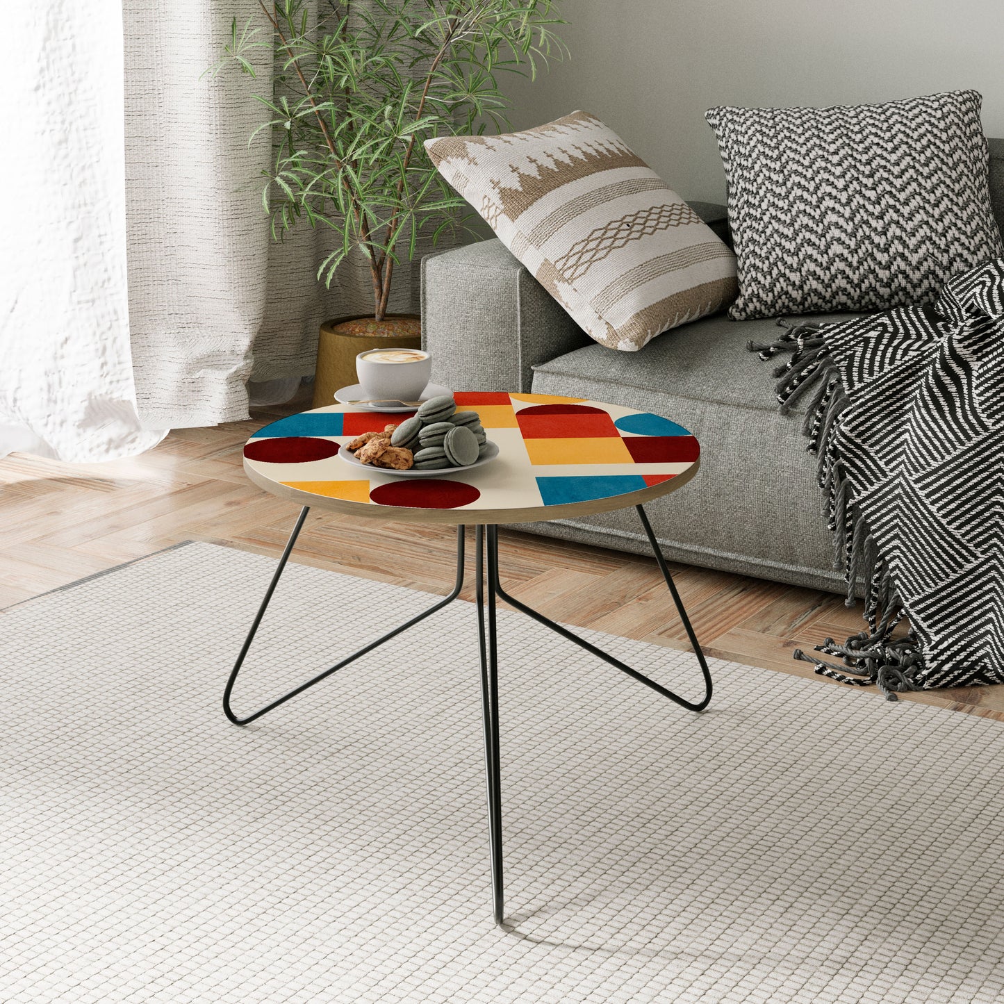 GEOMETRIC PUZZLE Small Coffee Table