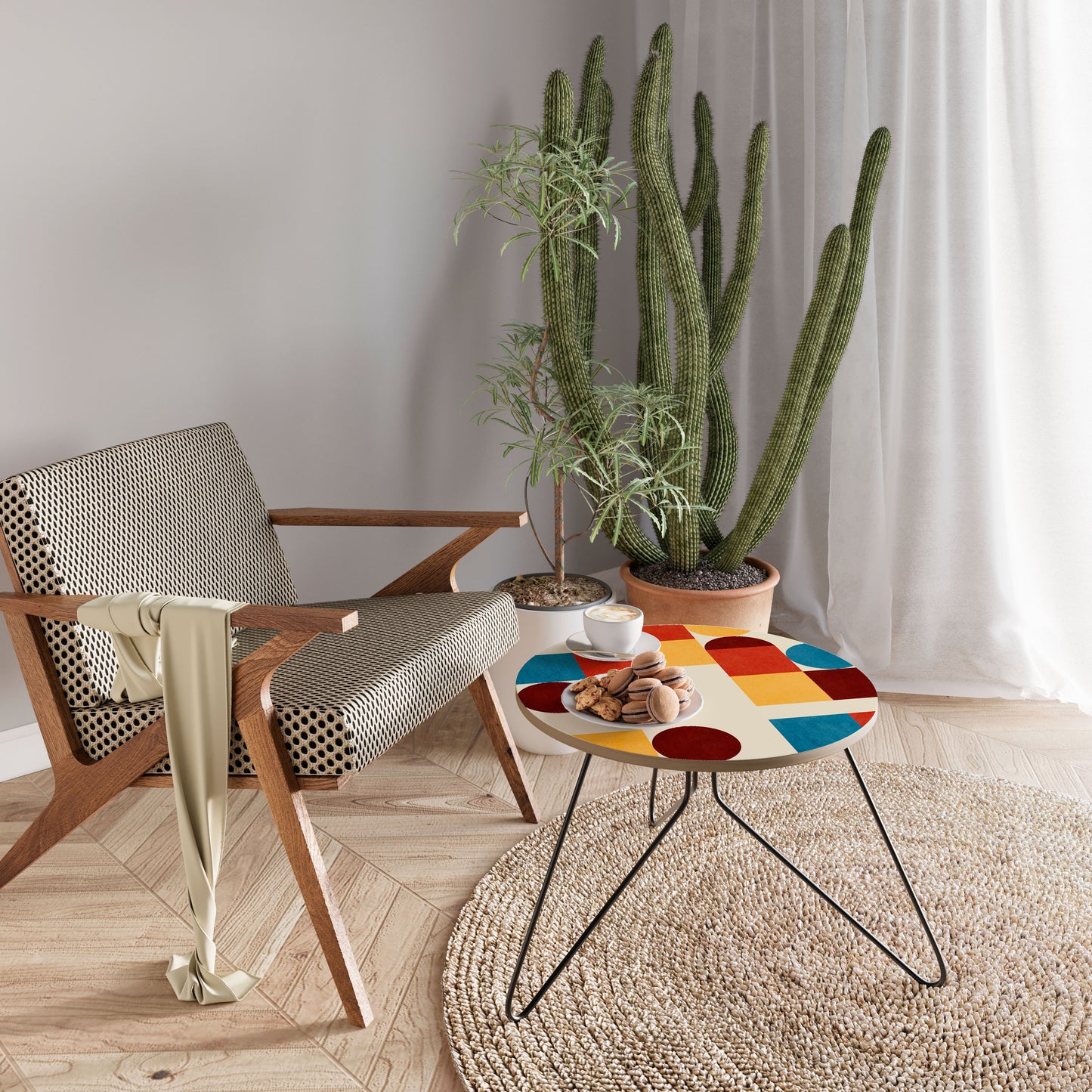 GEOMETRIC PUZZLE Small Coffee Table