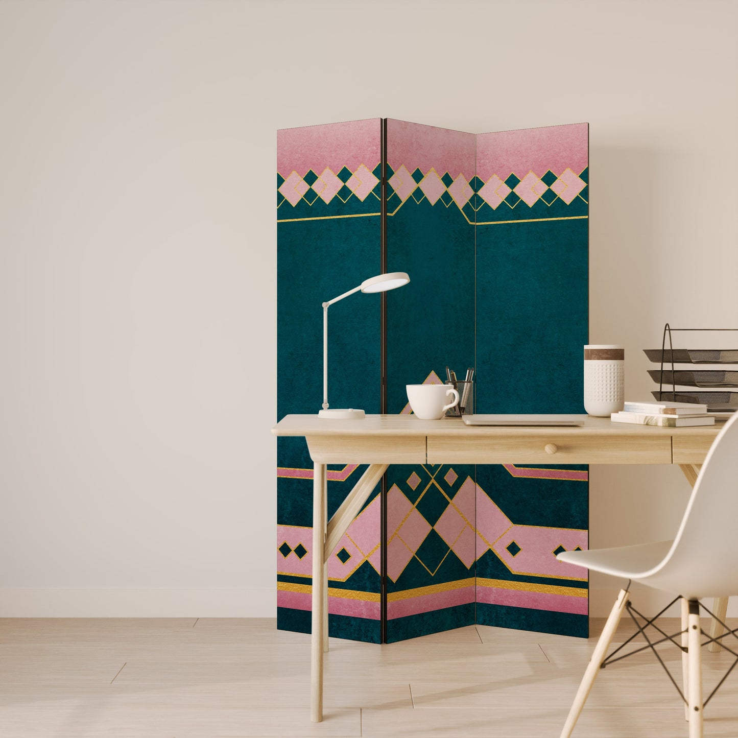 ROYAL COMPOSITION Dekorativ rumsavdelare med 3 paneler