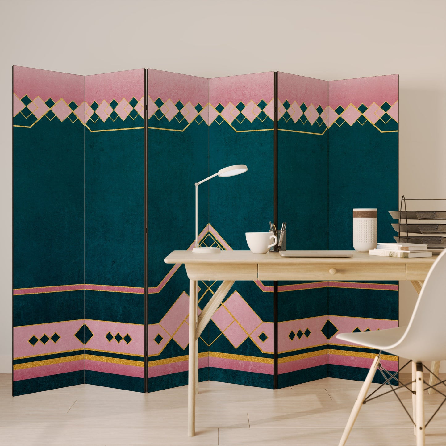 ROYAL COMPOSITION Decorative 6-Panel Room Divider