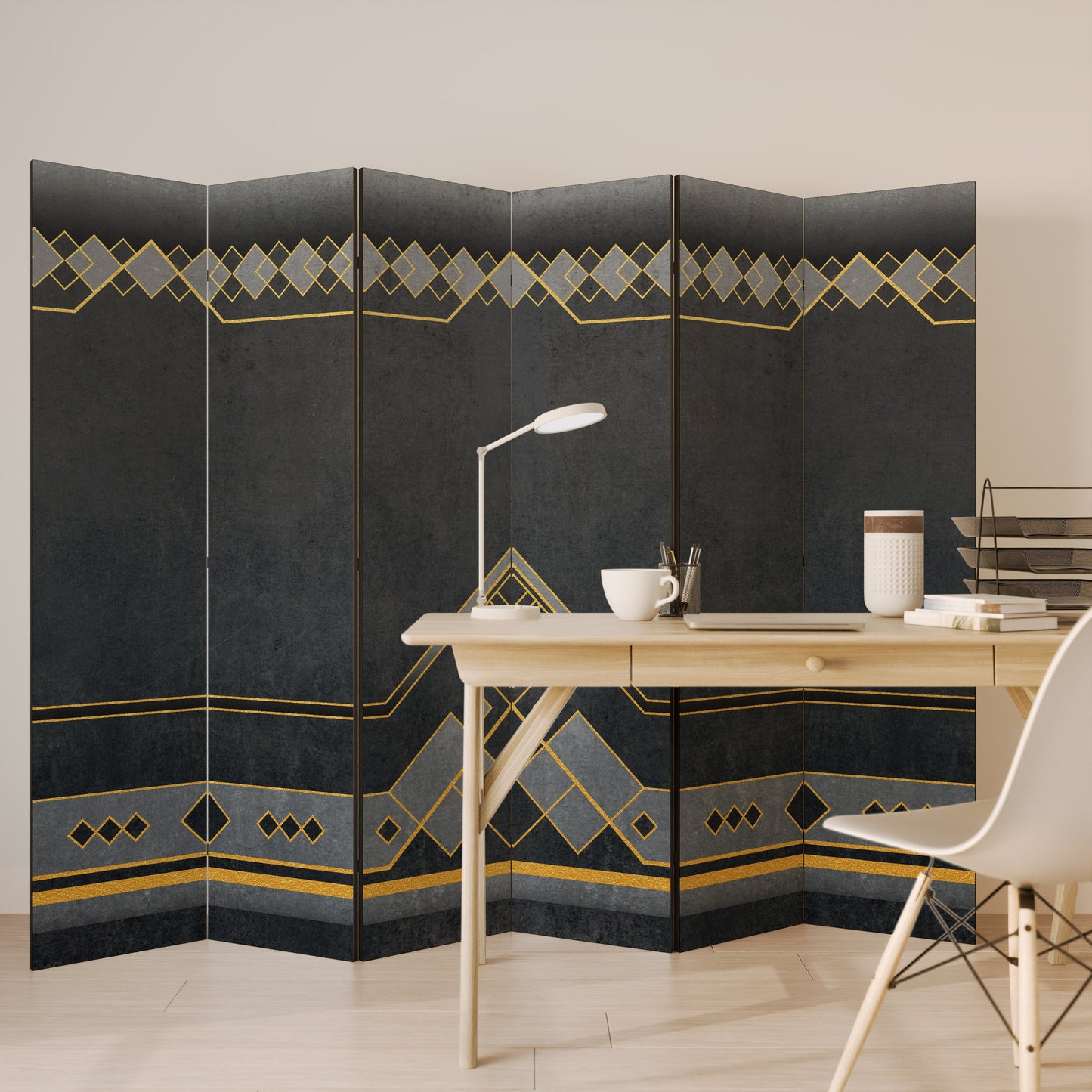 ROYAL ORDINARINESS Decorative 6-Panel Room Divider