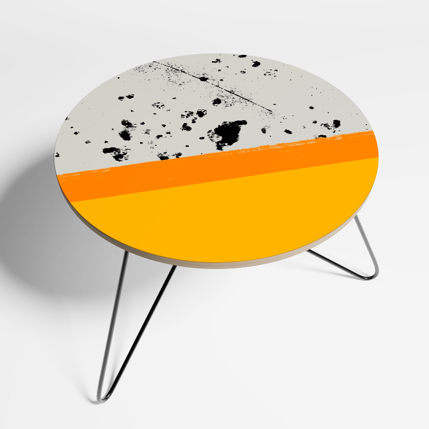 FÄRGT AV ORANGE Litet soffbord
