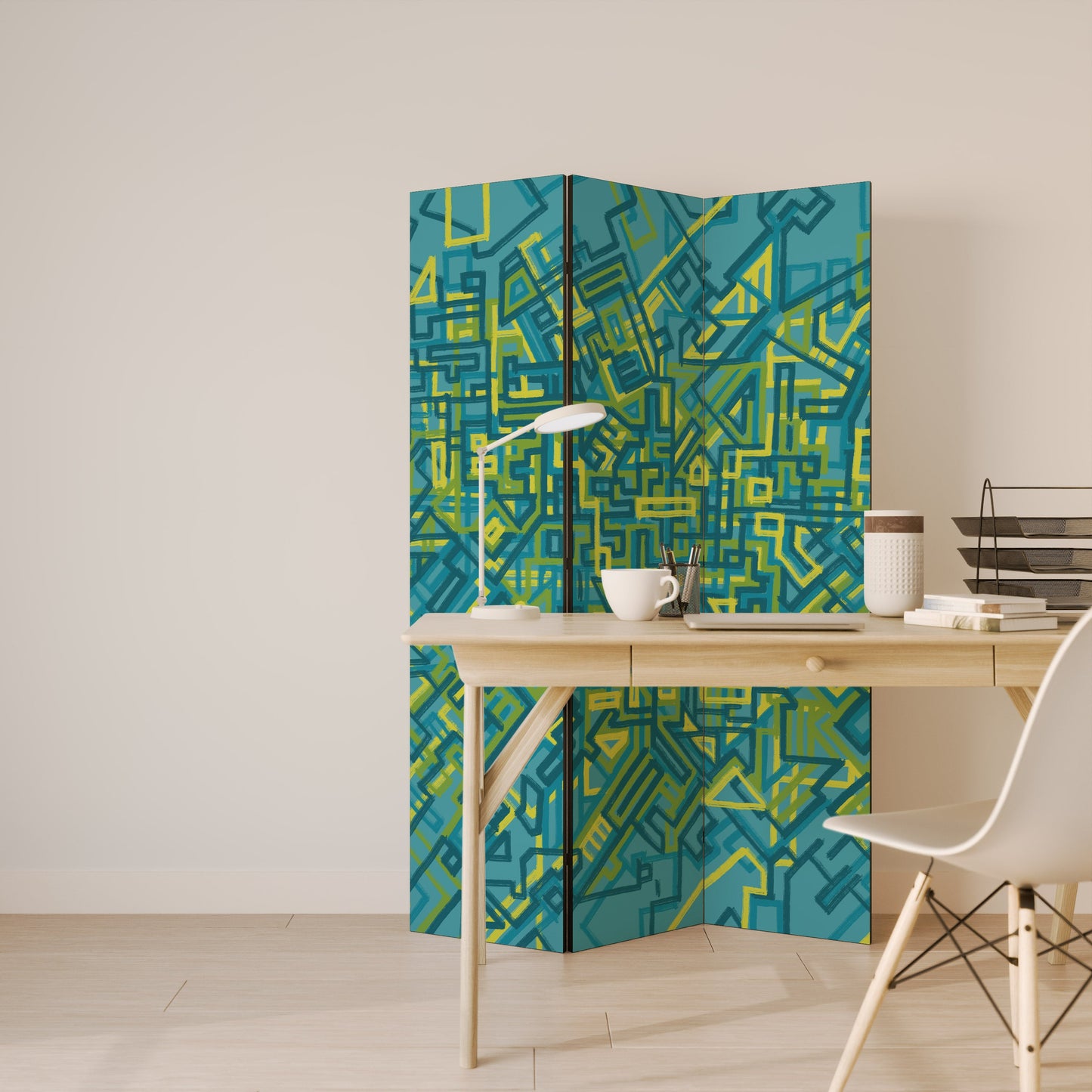 NOSTALGIC MEMORIES Decorative 3-Panel Room Divider