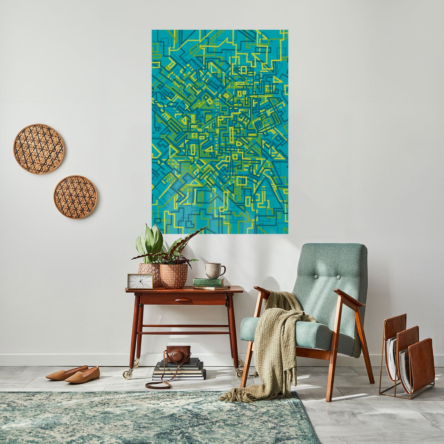 NOSTALGIC MEMORIES Peel and Stick Vertical Poster