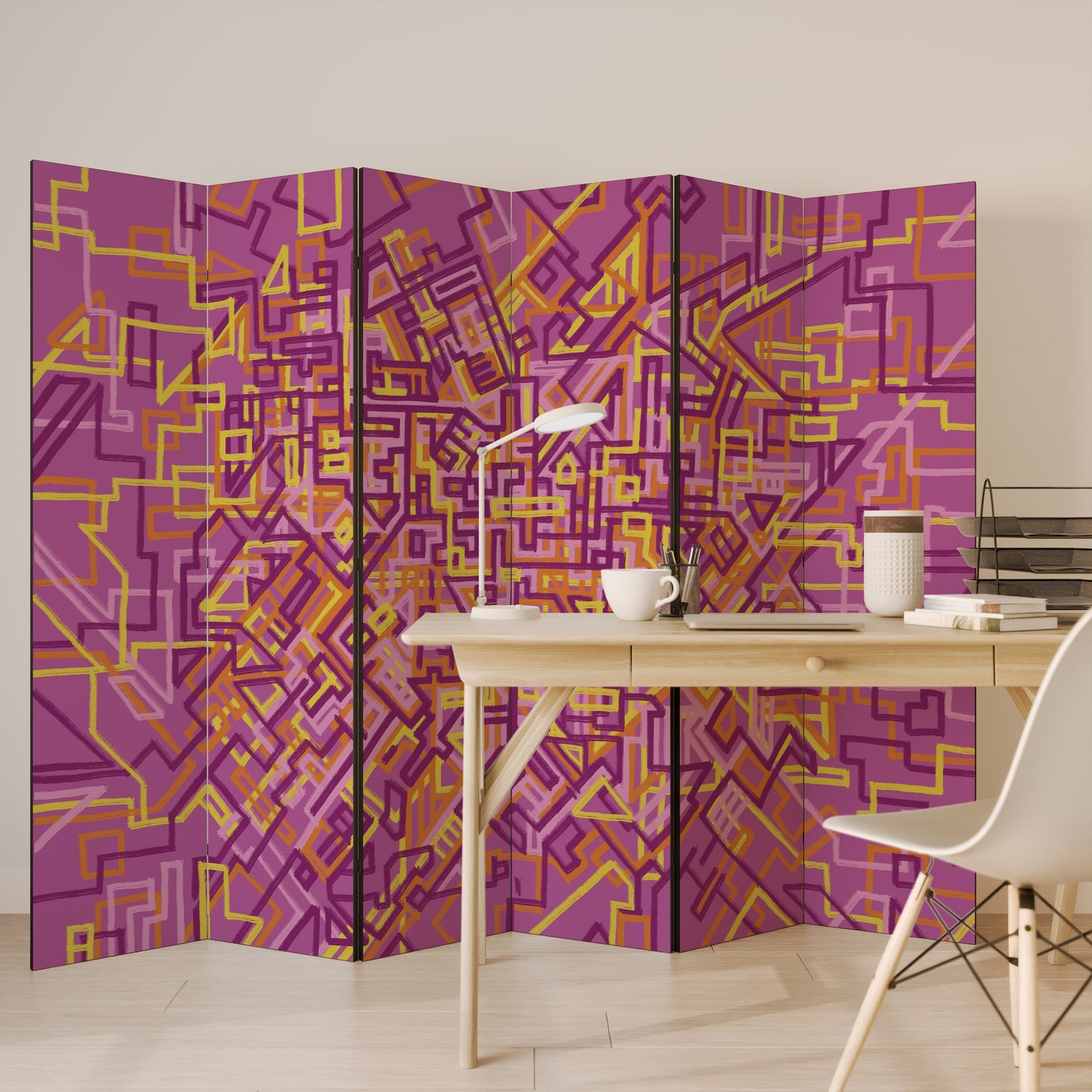 LOVELY MEMORIES Decorative 6-Panel Room Divider