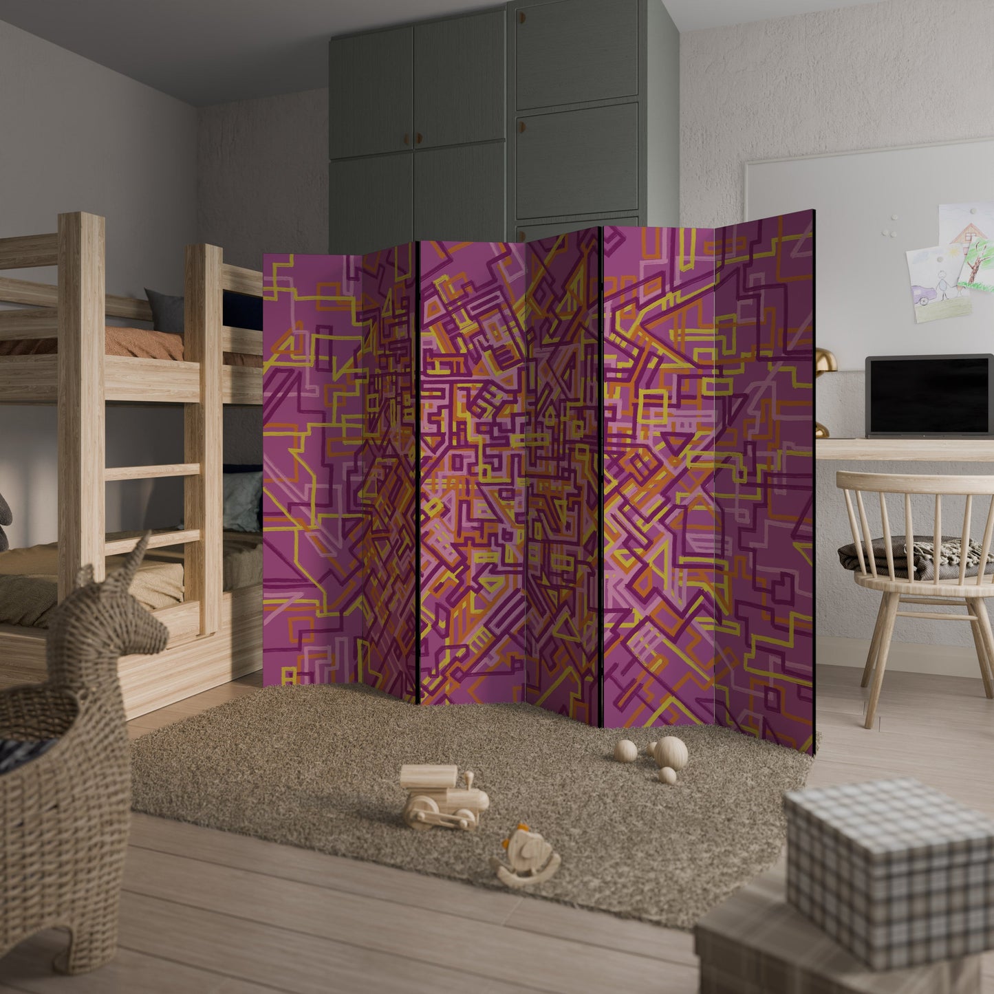 LOVELY MEMORIES Decorative 6-Panel Room Divider