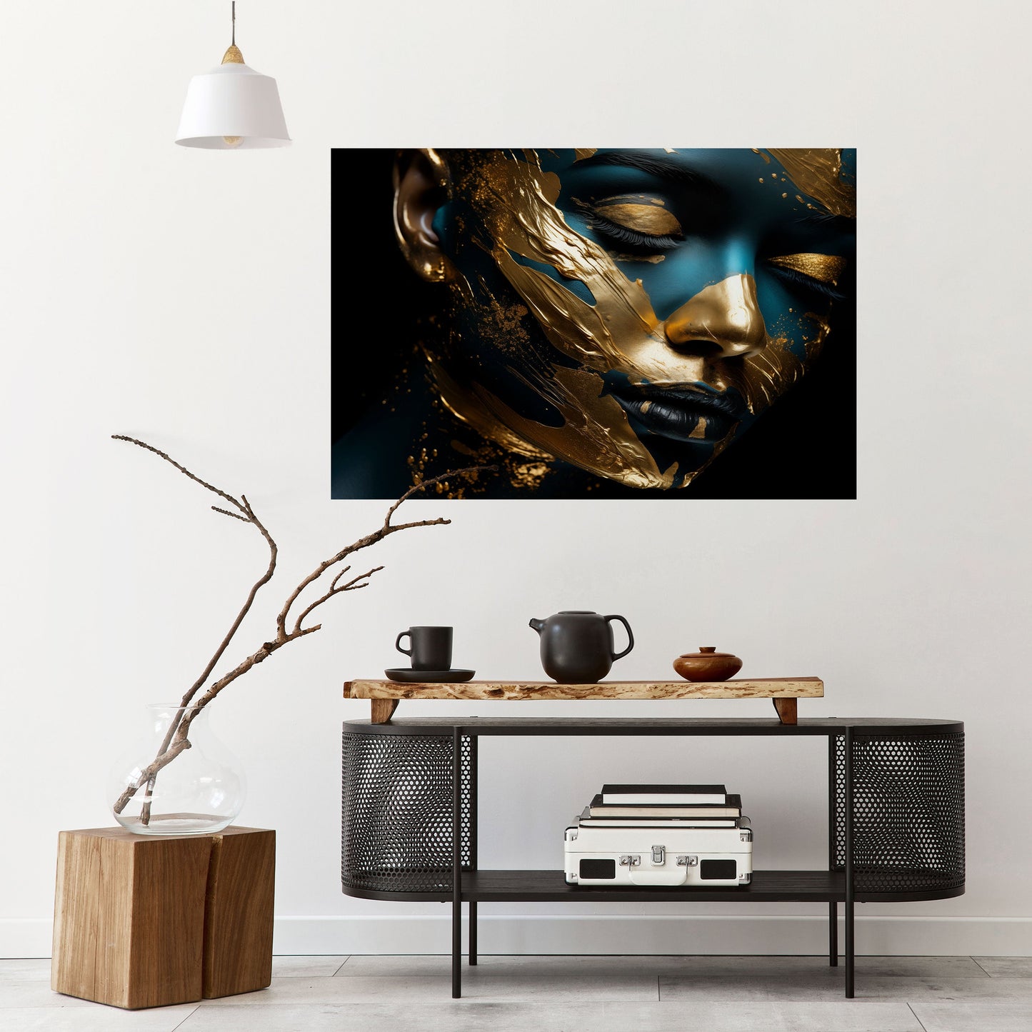 GILDED GRACE horisontell poster med självhäftande motiv
