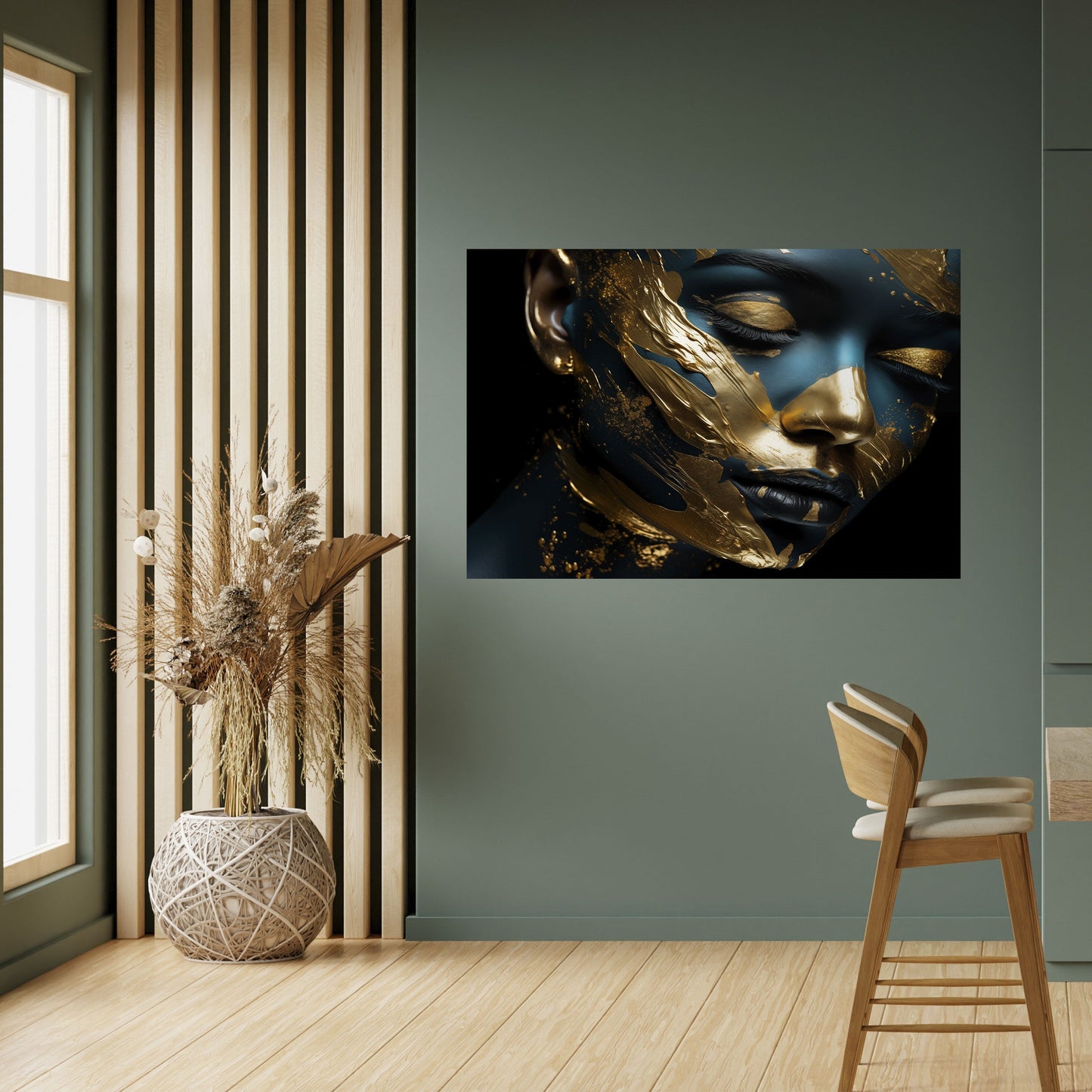 GILDED GRACE horisontell poster med självhäftande motiv
