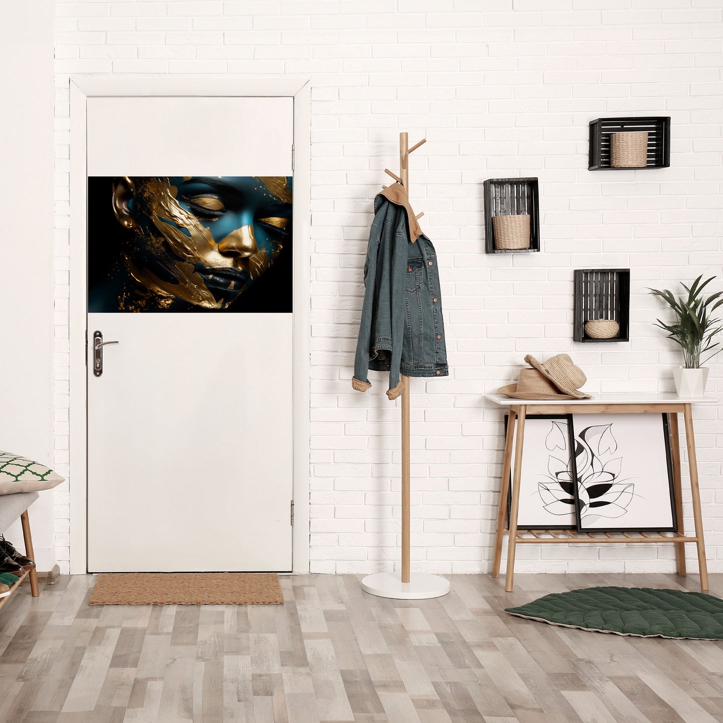 GILDED GRACE horisontell poster med självhäftande motiv