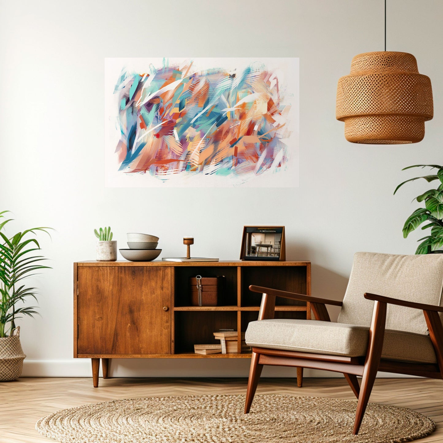 DREAMLIKE PALETTE Peel and Stick Horizontal Poster