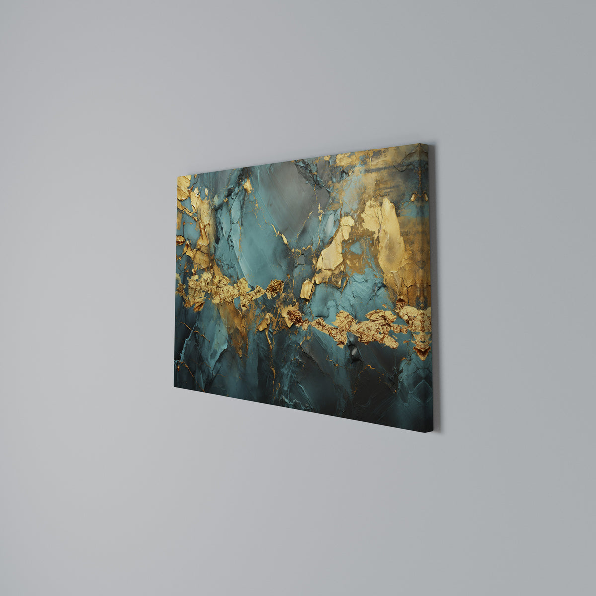CELESTIAL GOLDRUSH Horizontal Canvas Print