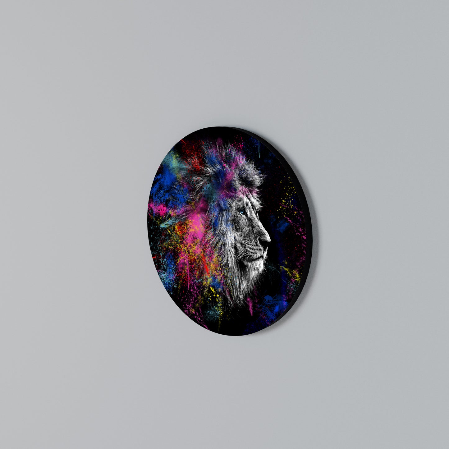 LION ARTISTRY Rund väggdekor