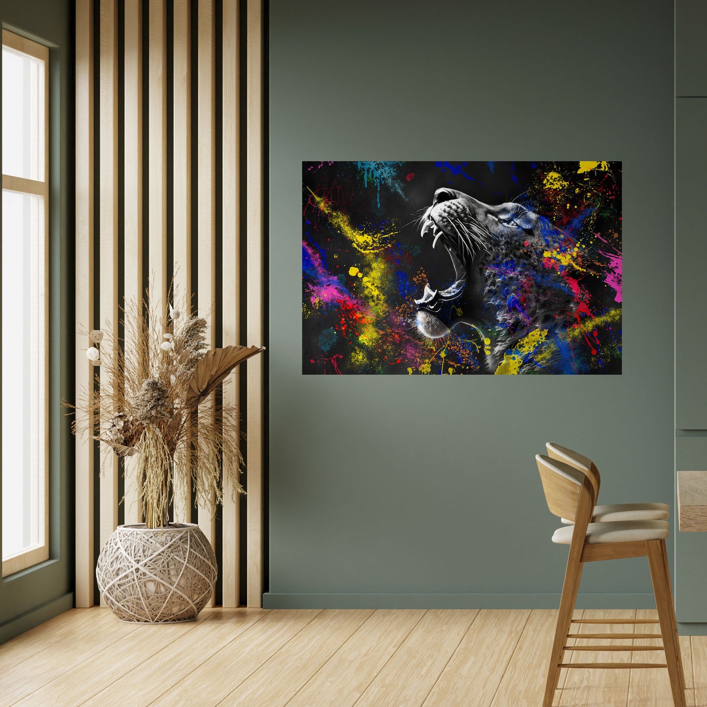 LAMPART ARTISTRY horisontell poster med självhäftande tryck