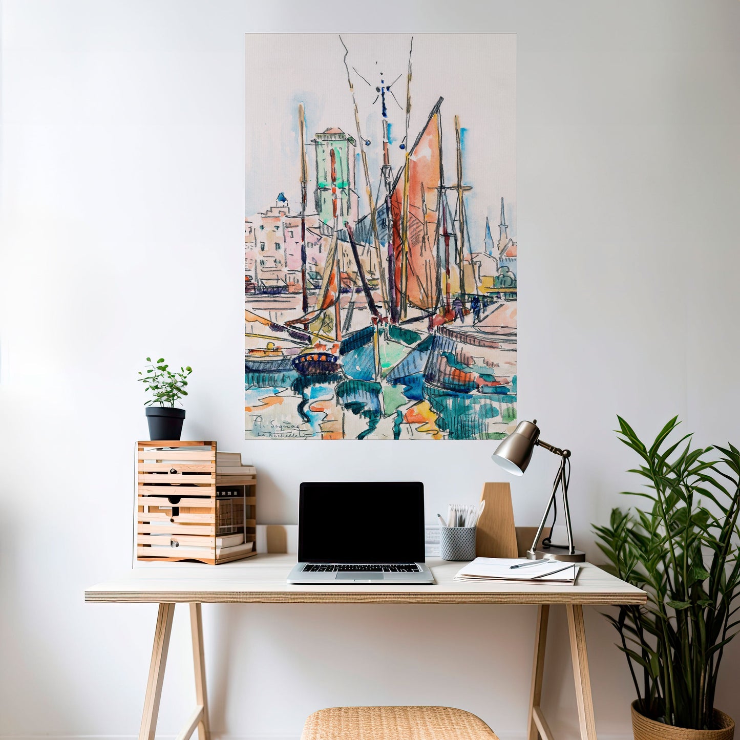 LA ROCHELLE vertikal poster med självhäftande tryck