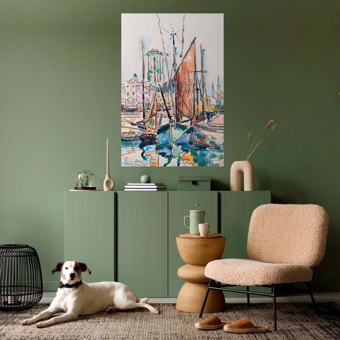 LA ROCHELLE vertikal poster med självhäftande tryck