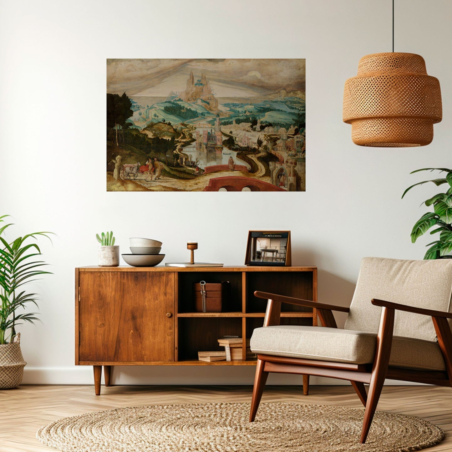 ENCHANTED LANDSCAPE DREAMS Peel and Stick Horizontal Poster
