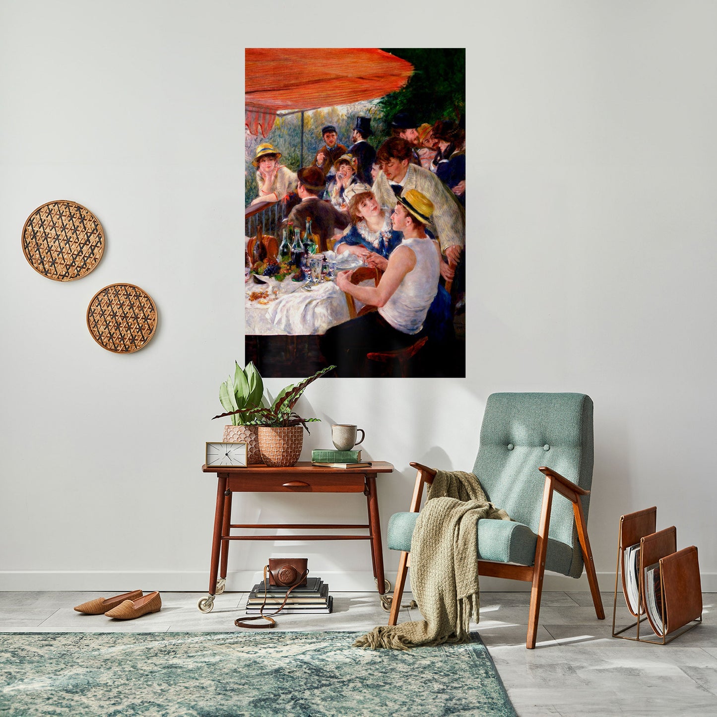 LUNCHEON OF THE BOATING PARTY Peel and Stick Vertical Poster