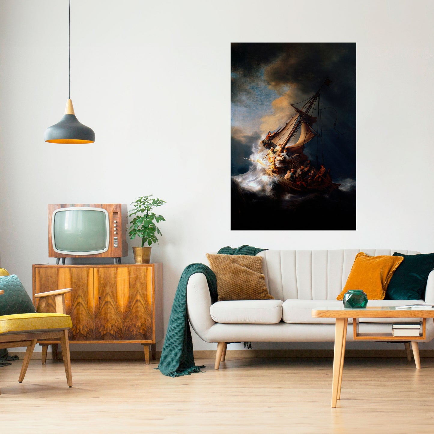 STORM OF HEROES Peel and Stick Vertical Poster