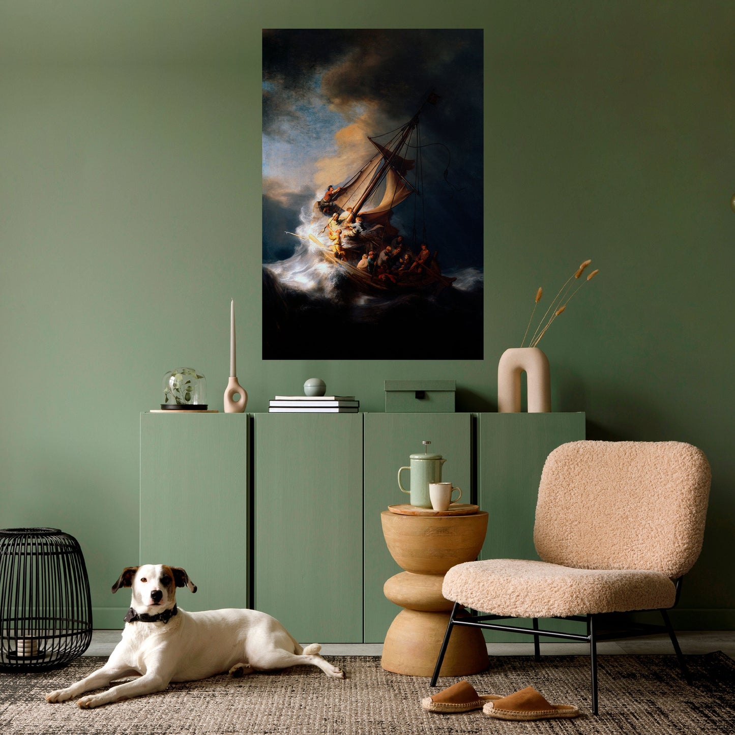 STORM OF HEROES Peel and Stick Vertical Poster