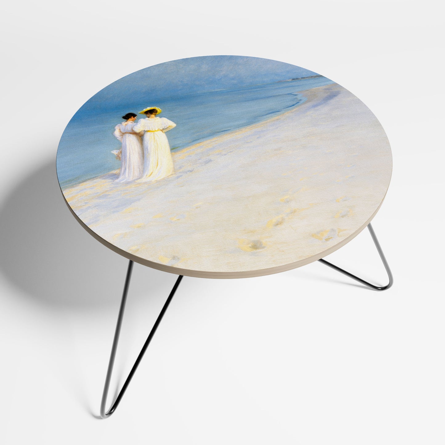 SUMMER EVENING ON SKAGEN'S BEACH Large Coffee Table