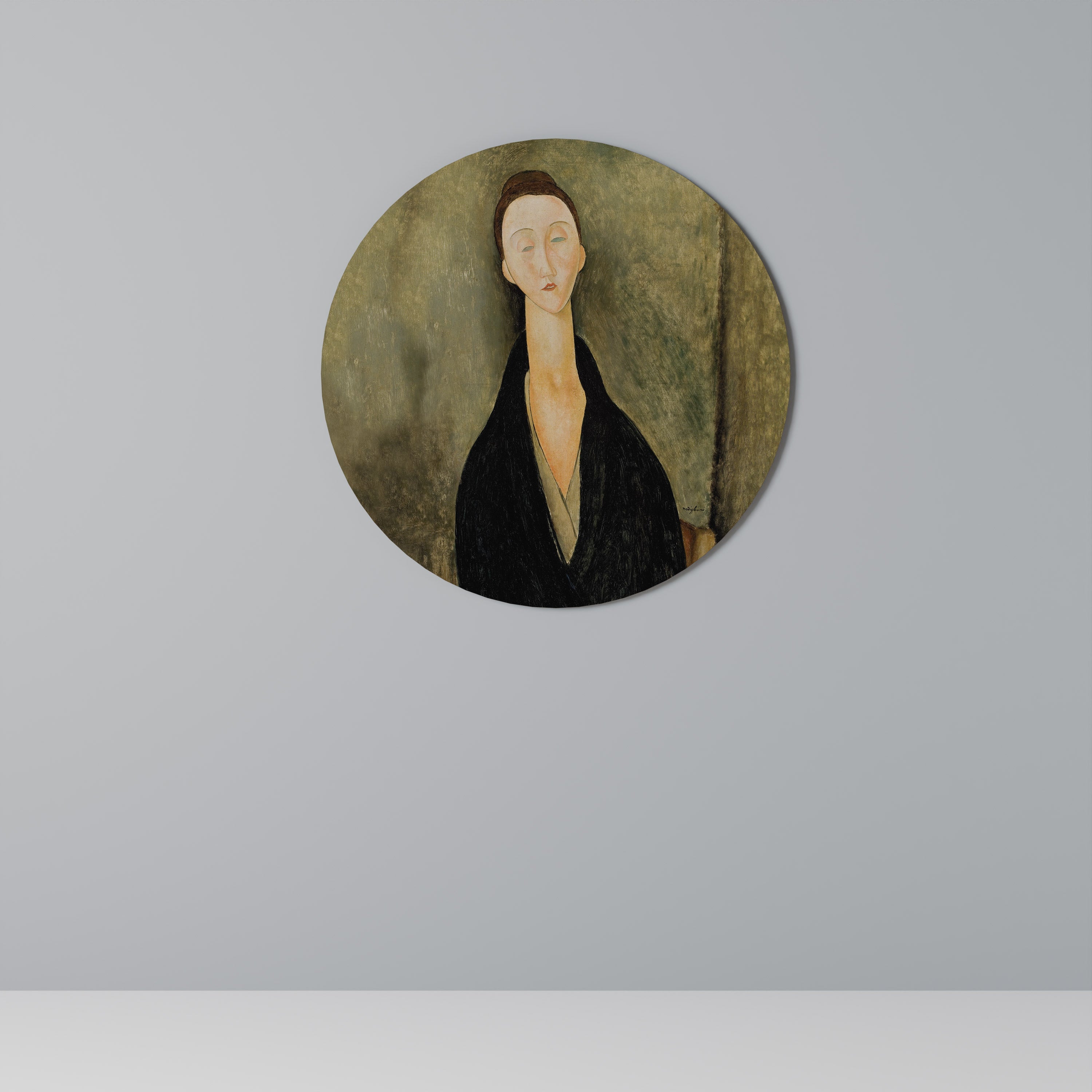 AMEDEO MODIGLIANI Rund Väggkonst