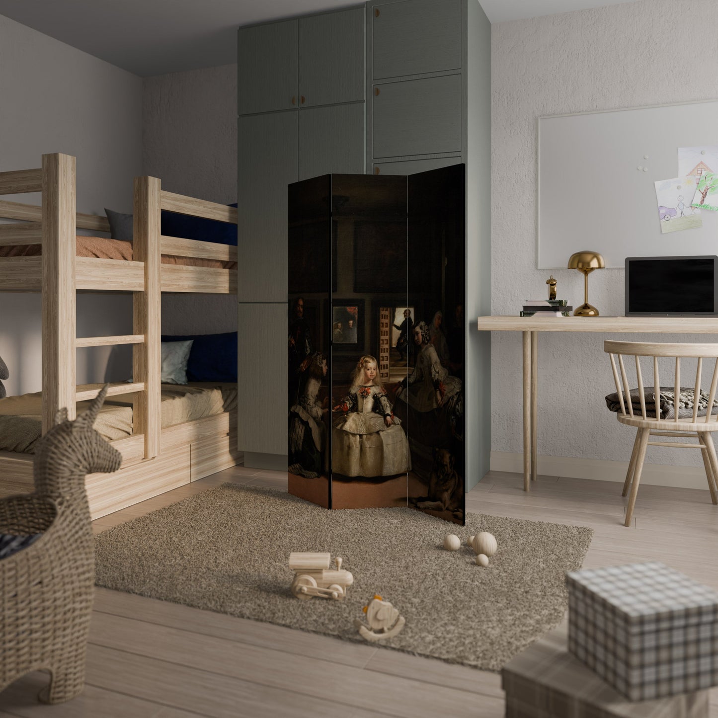 MYSTIC OF MOMENTS Dekorativ rumsavdelare med 3 paneler