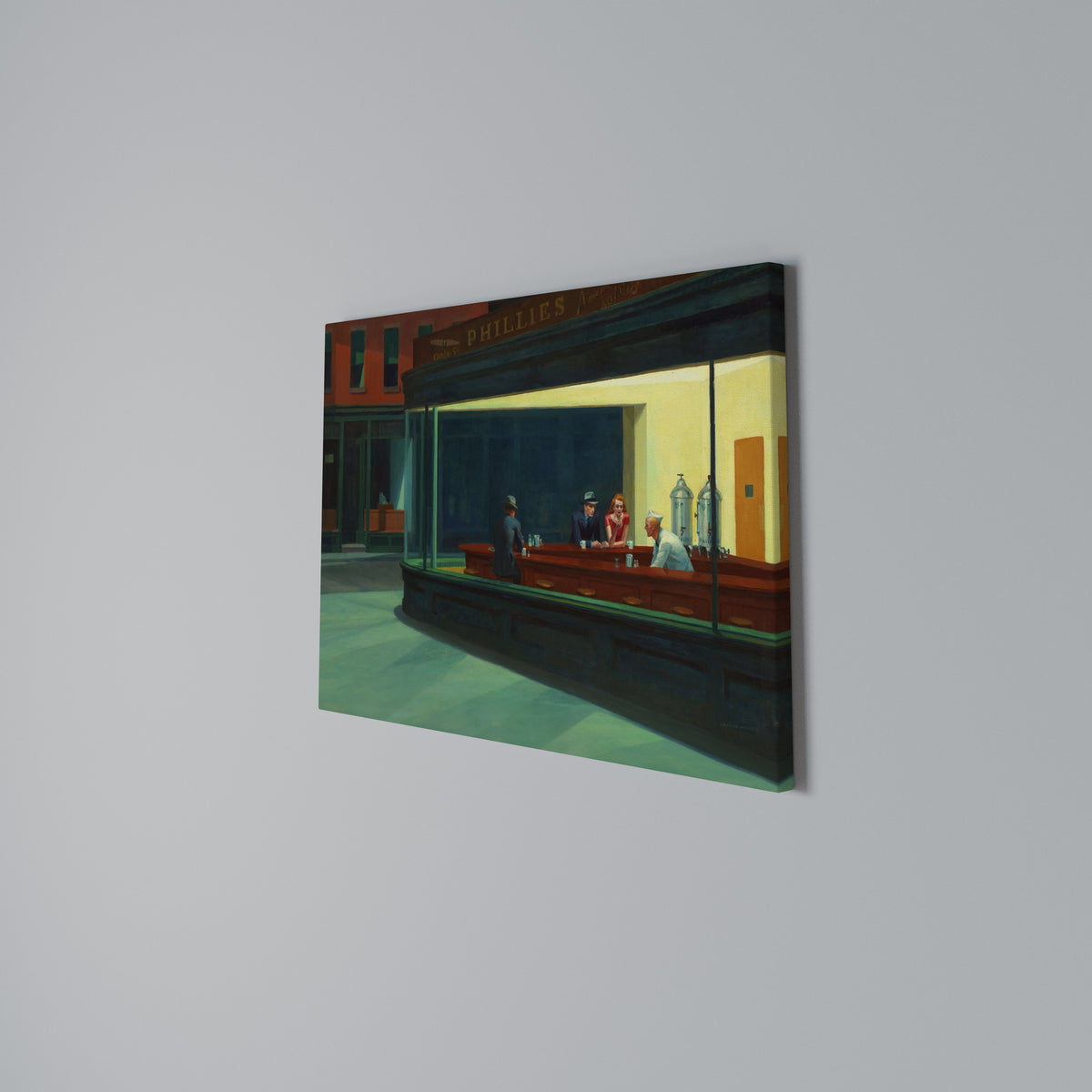 SERENE EVENING CHAT Horizontal Canvas Print