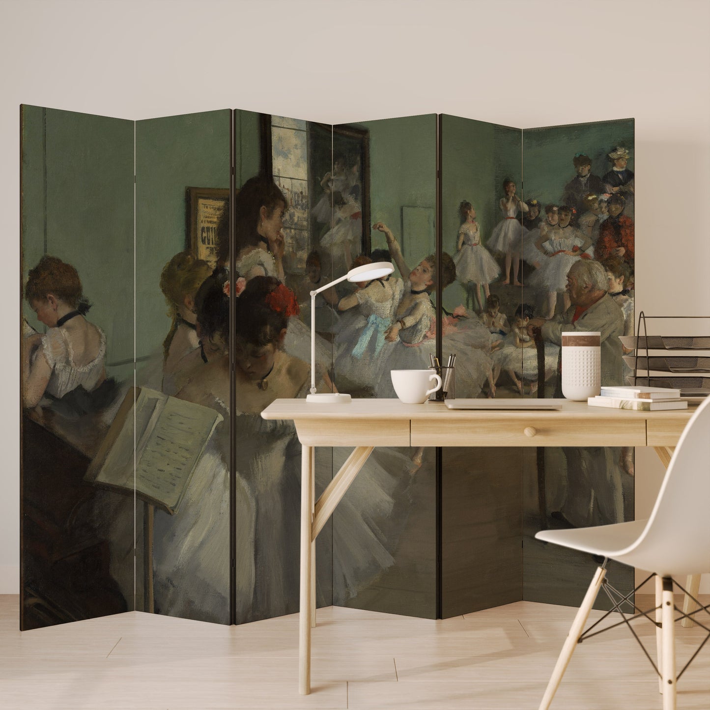 THE DANCE CLASS Decorative 6-Panel Room Divider