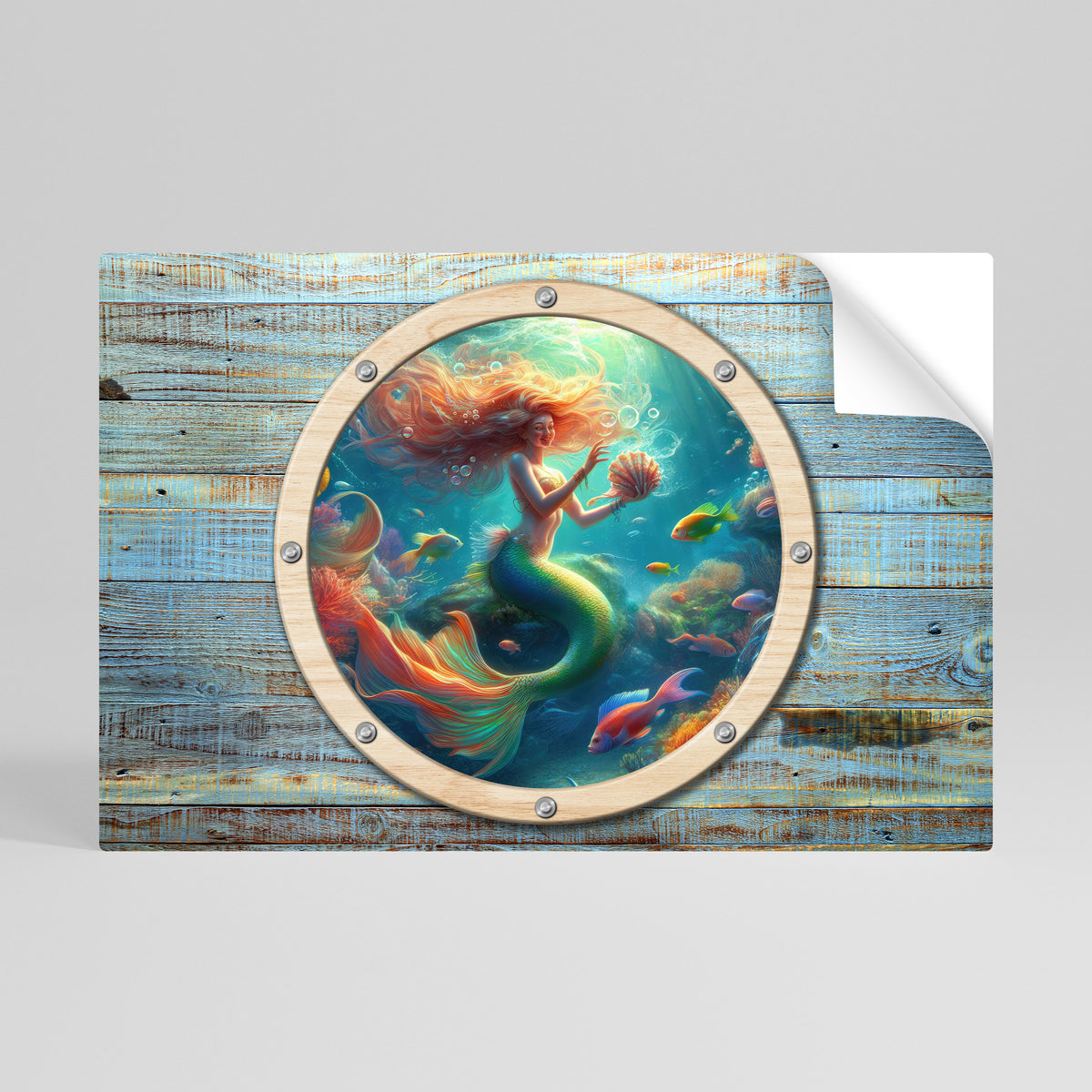 MERMAID DREAMS Självhäftande Horisontell Poster