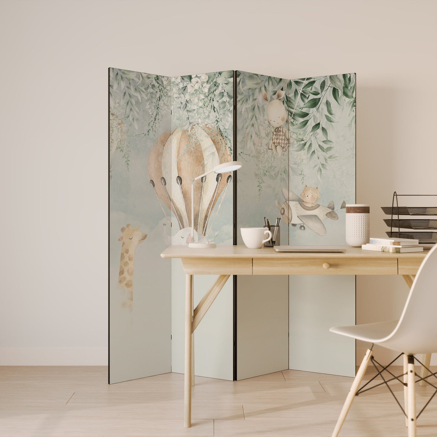 SWEET DREAMS Decorative 4-Panel Room Divider