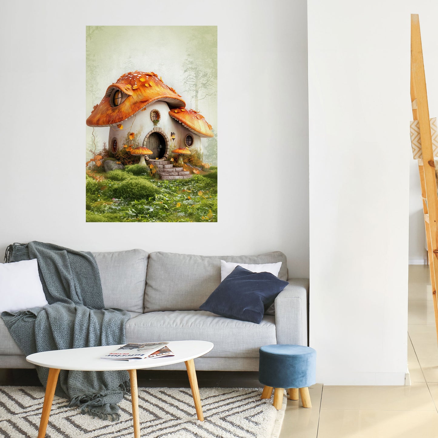 MYSTIC TOADSTOMP Vertikal poster med självhäftande klistermärke
