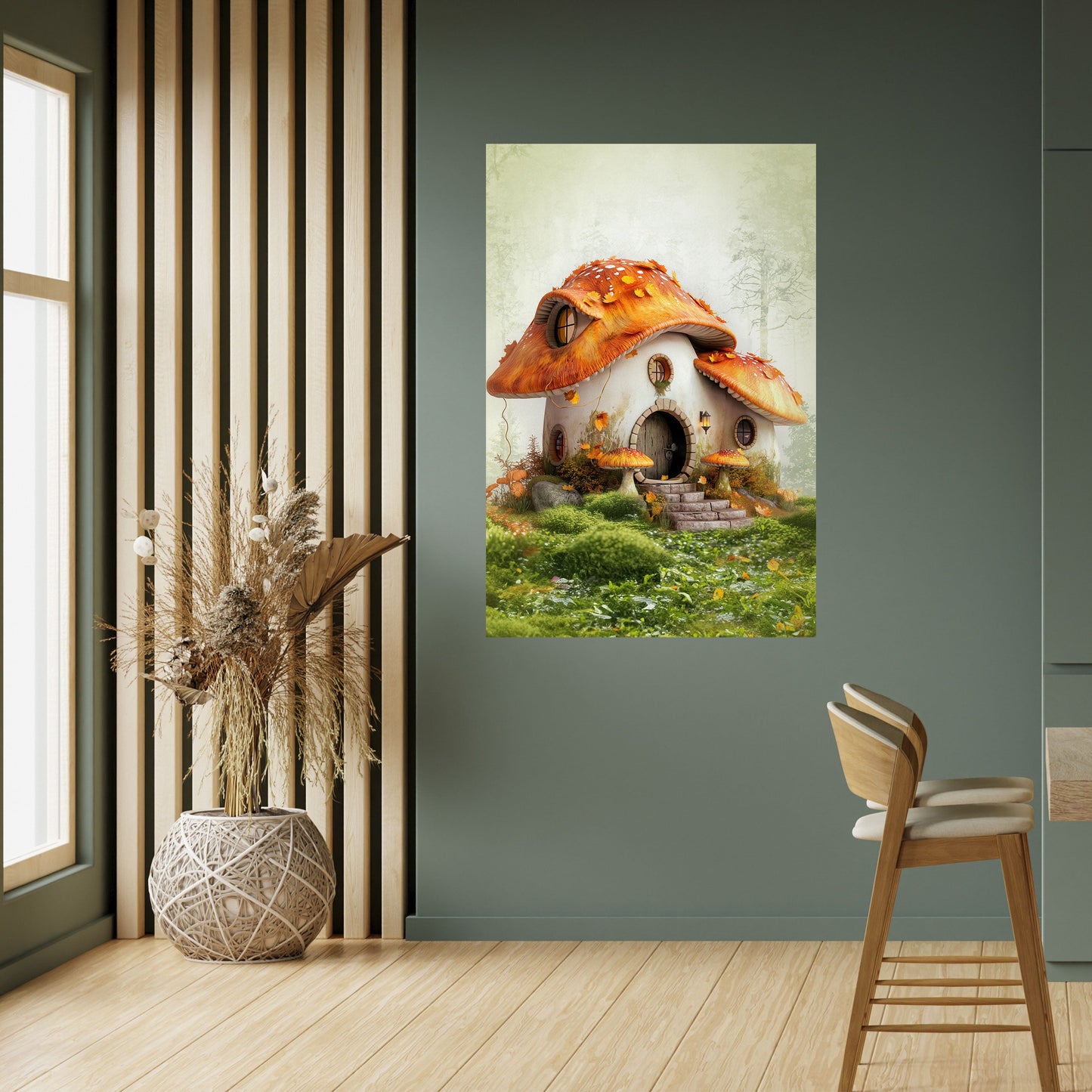 MYSTIC TOADSTOMP Vertikal poster med självhäftande klistermärke