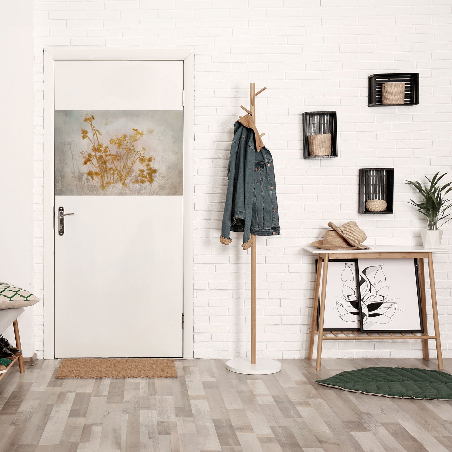 LONESOME SPRIG horisontell affisch med självhäftande motiv