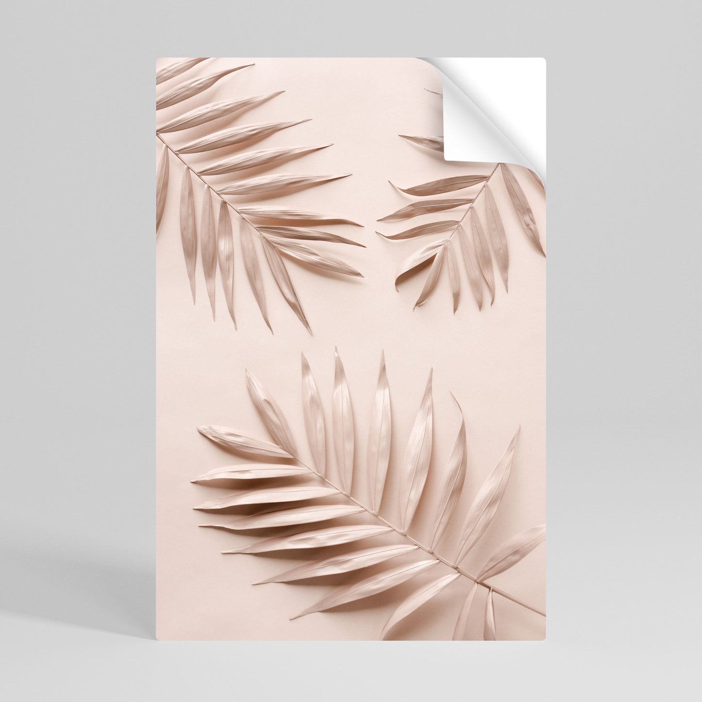 ROSA PALMDRÖMMAR Vertikal poster med självhäftande motiv