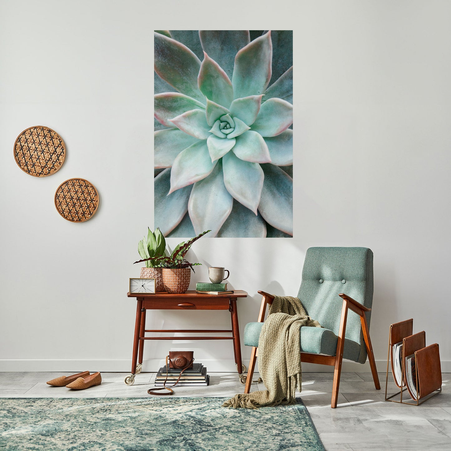 GEOMETRIC GARDEN MAGIC Peel and Stick Vertical Poster