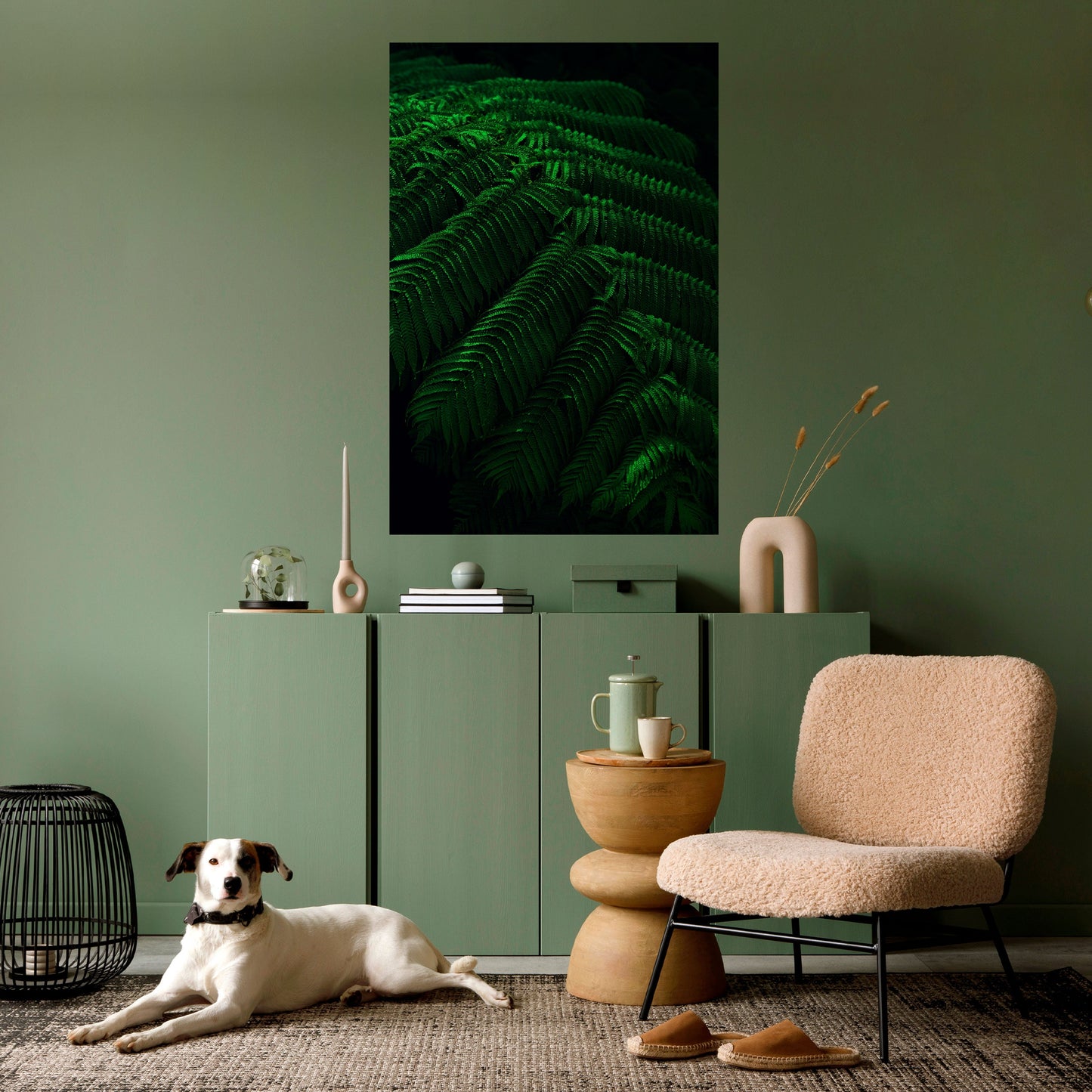 FERN FANTASY vertikal affisch med självhäftande motiv