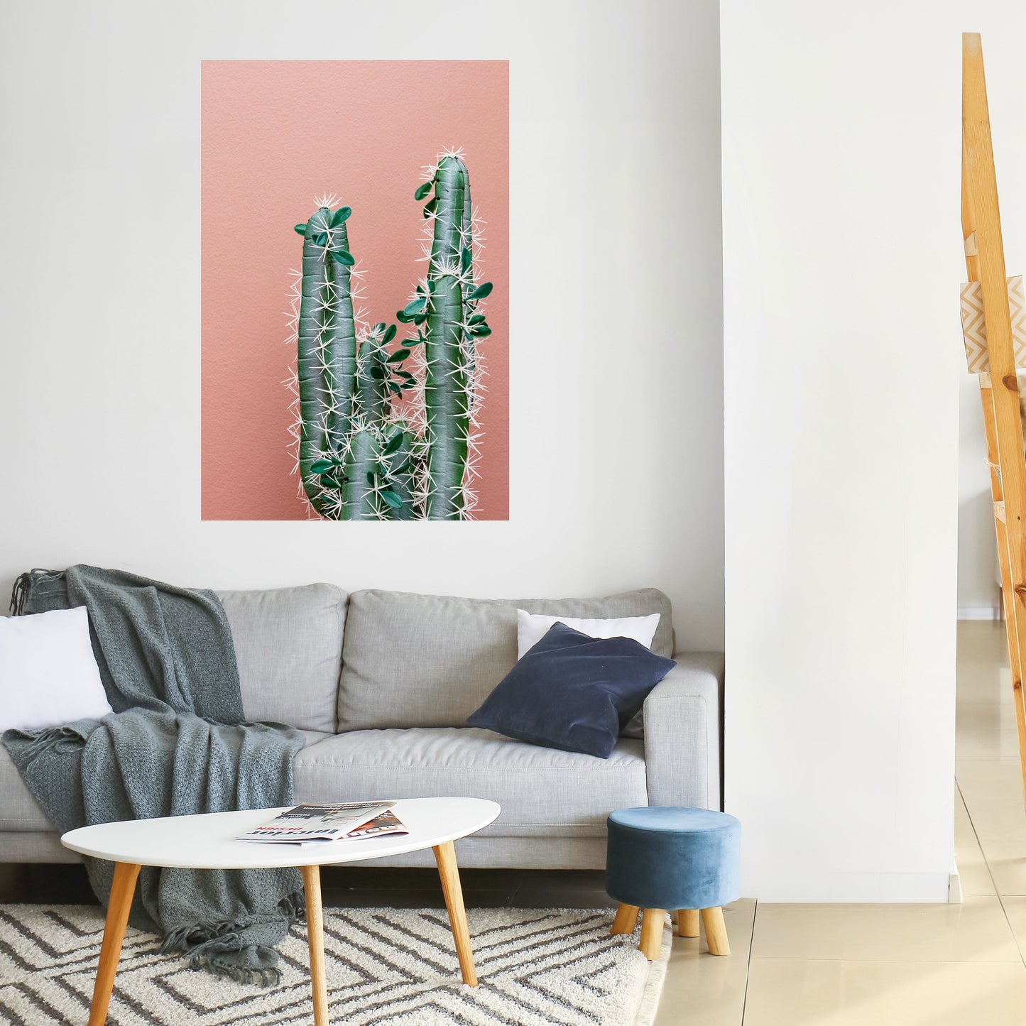 LORD CACTUS Peel and Stick Vertical Poster