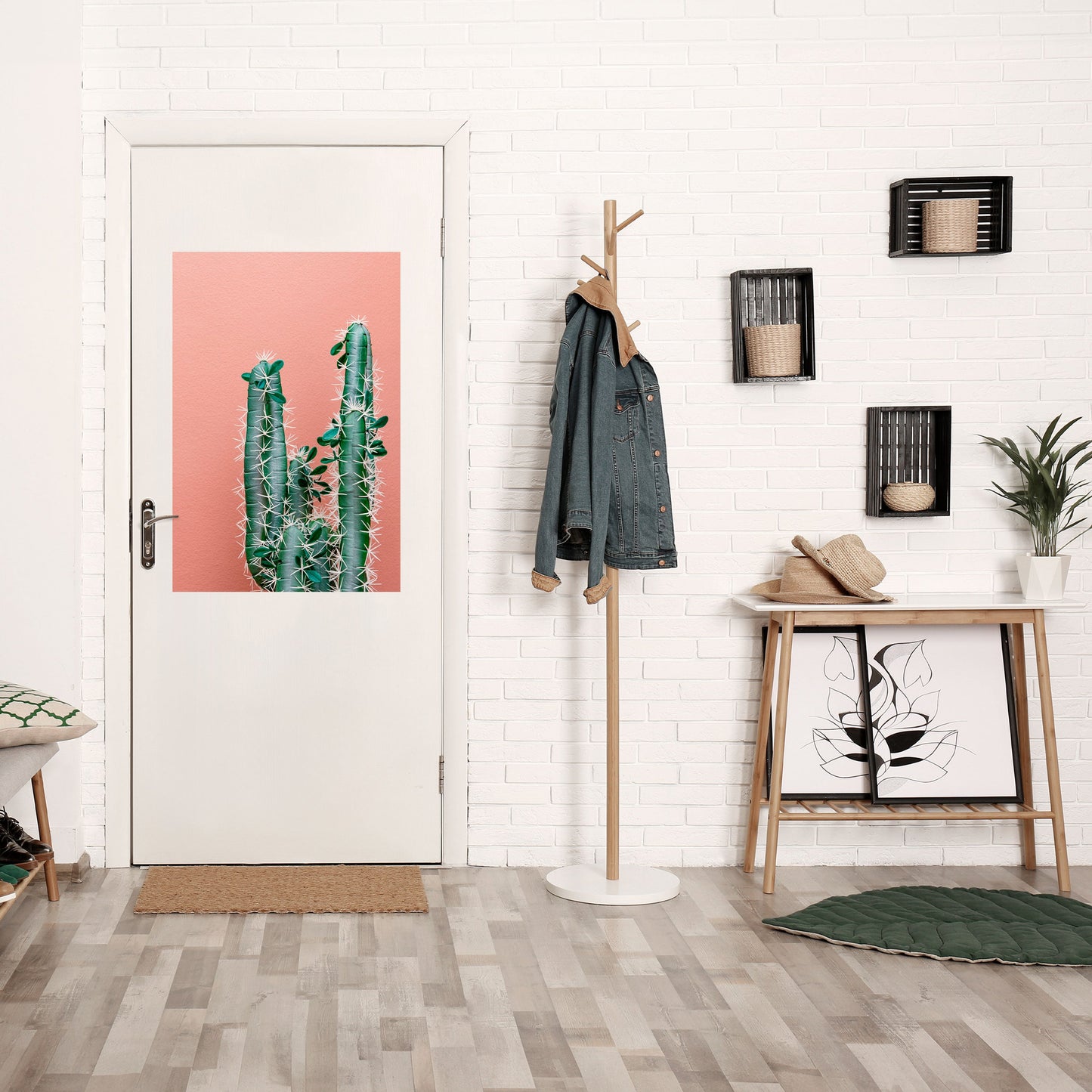 LORD CACTUS Peel and Stick Vertical Poster