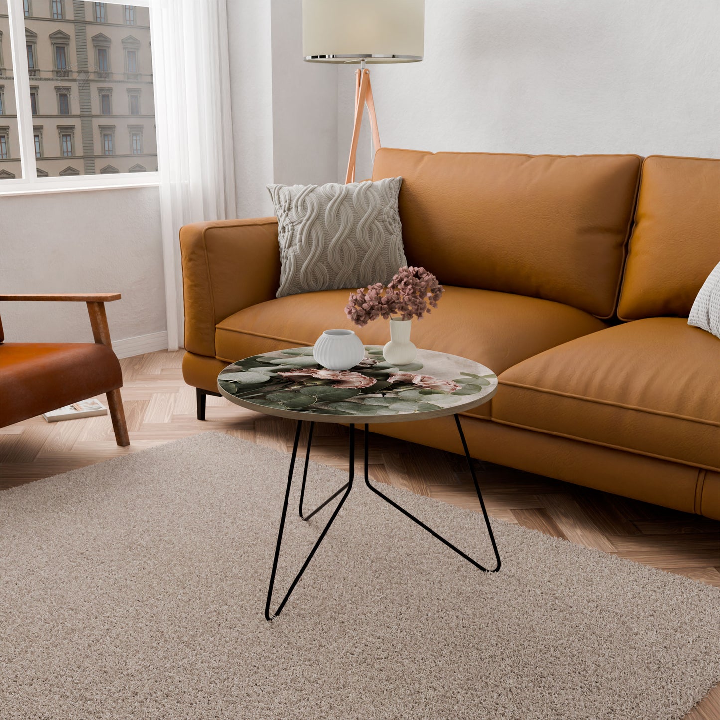 LINEN CLOVES Large Coffee Table