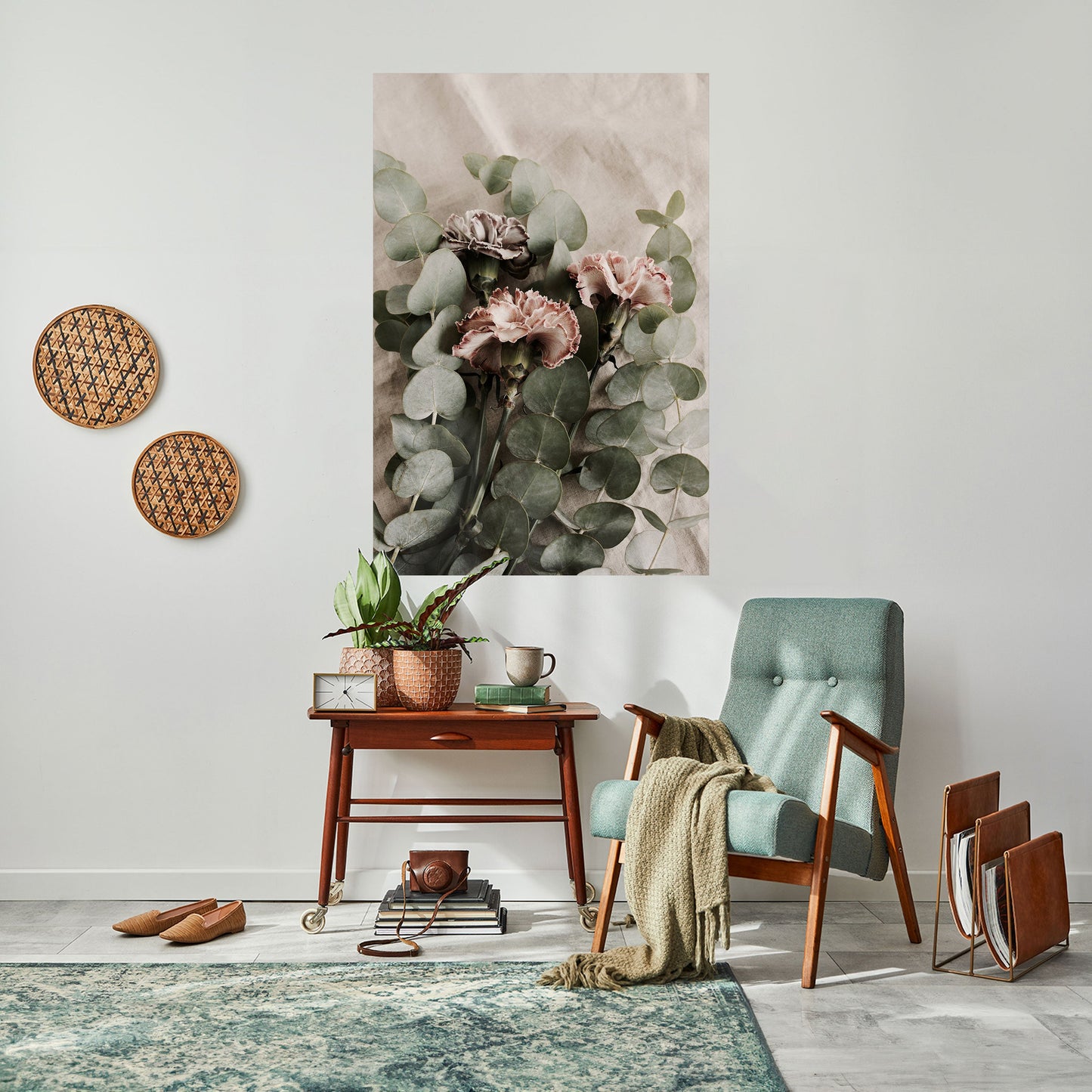 LINEN CLOVES Peel and Stick Vertical Poster