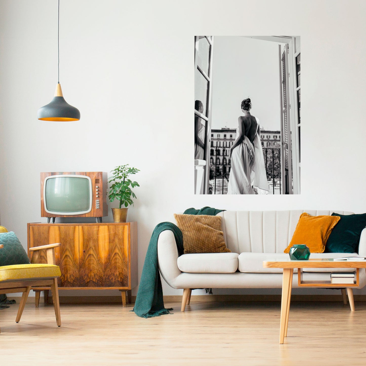DRÖMMENS KLÄNNING Vertikal poster med självhäftande text