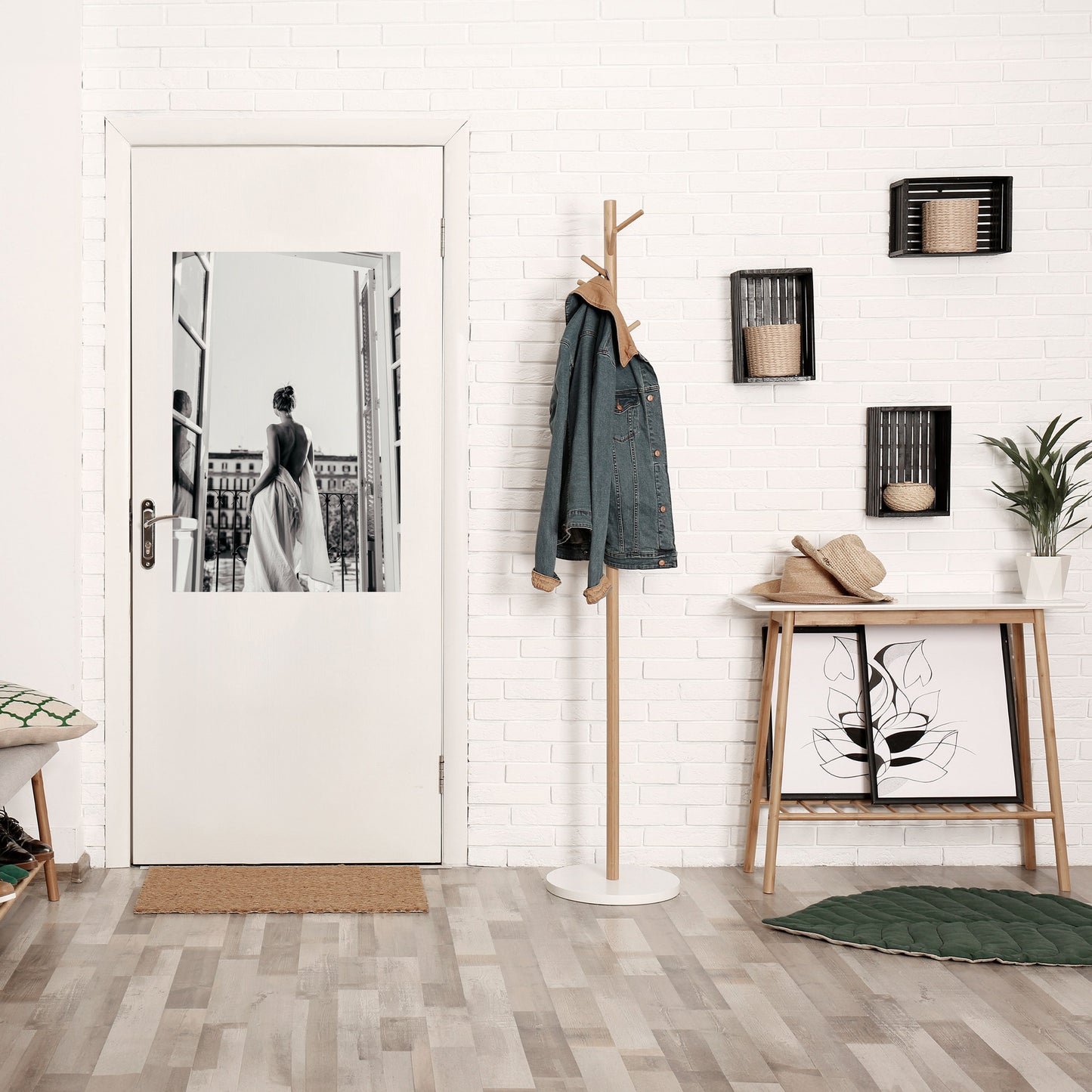 DRÖMMENS KLÄNNING Vertikal poster med självhäftande text