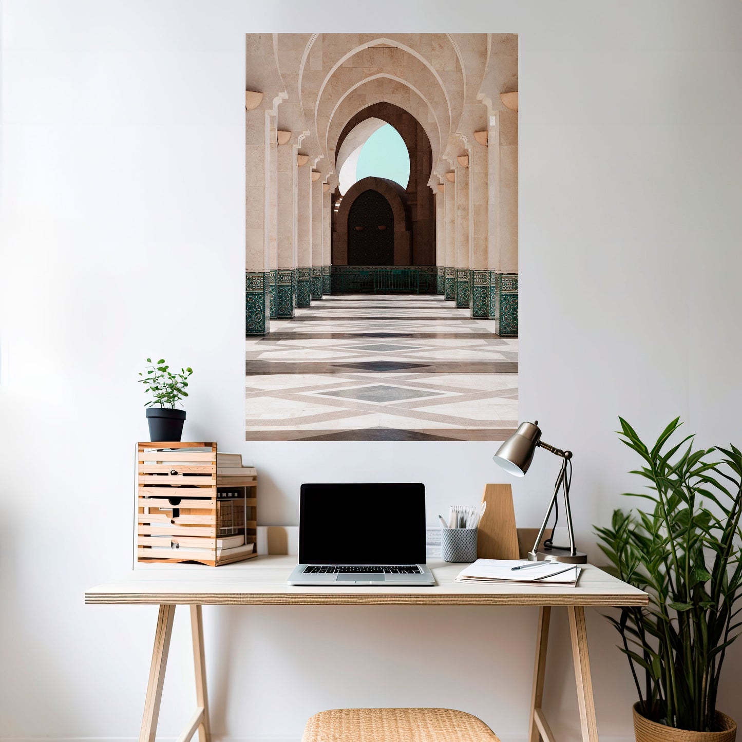 ARCHES OF SERENITY Peel and Stick Vertical Poster