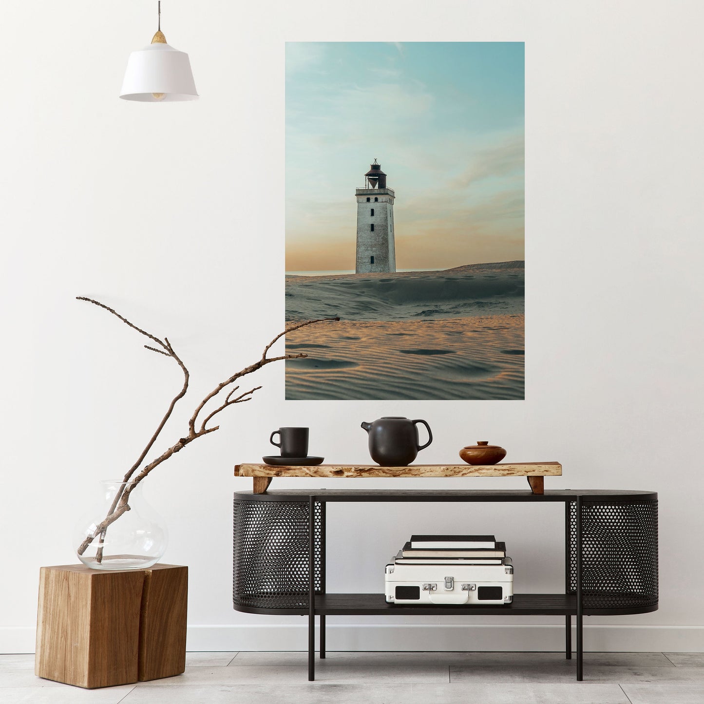 LIGHTHOUSE IN LIMBO Peel and Stick Vertical Poster